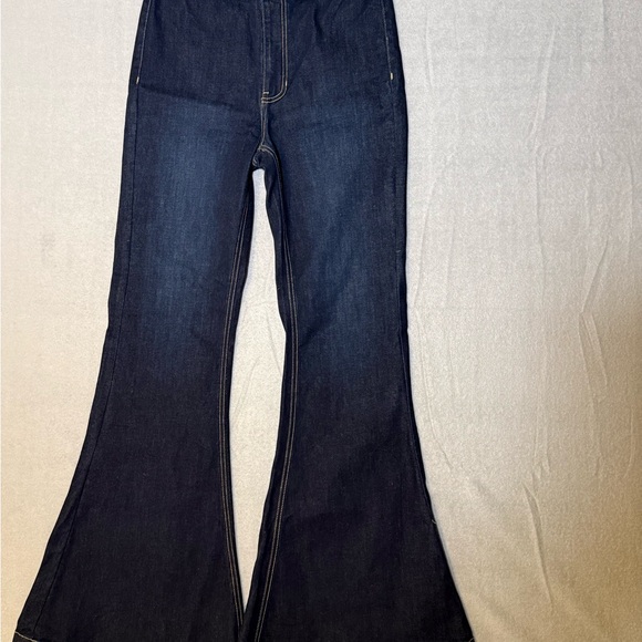 KanCan Denim - KanCan Jeans Women 11 29x33  Blue Jainey High Rise Super Flare Dark Wash Stretch